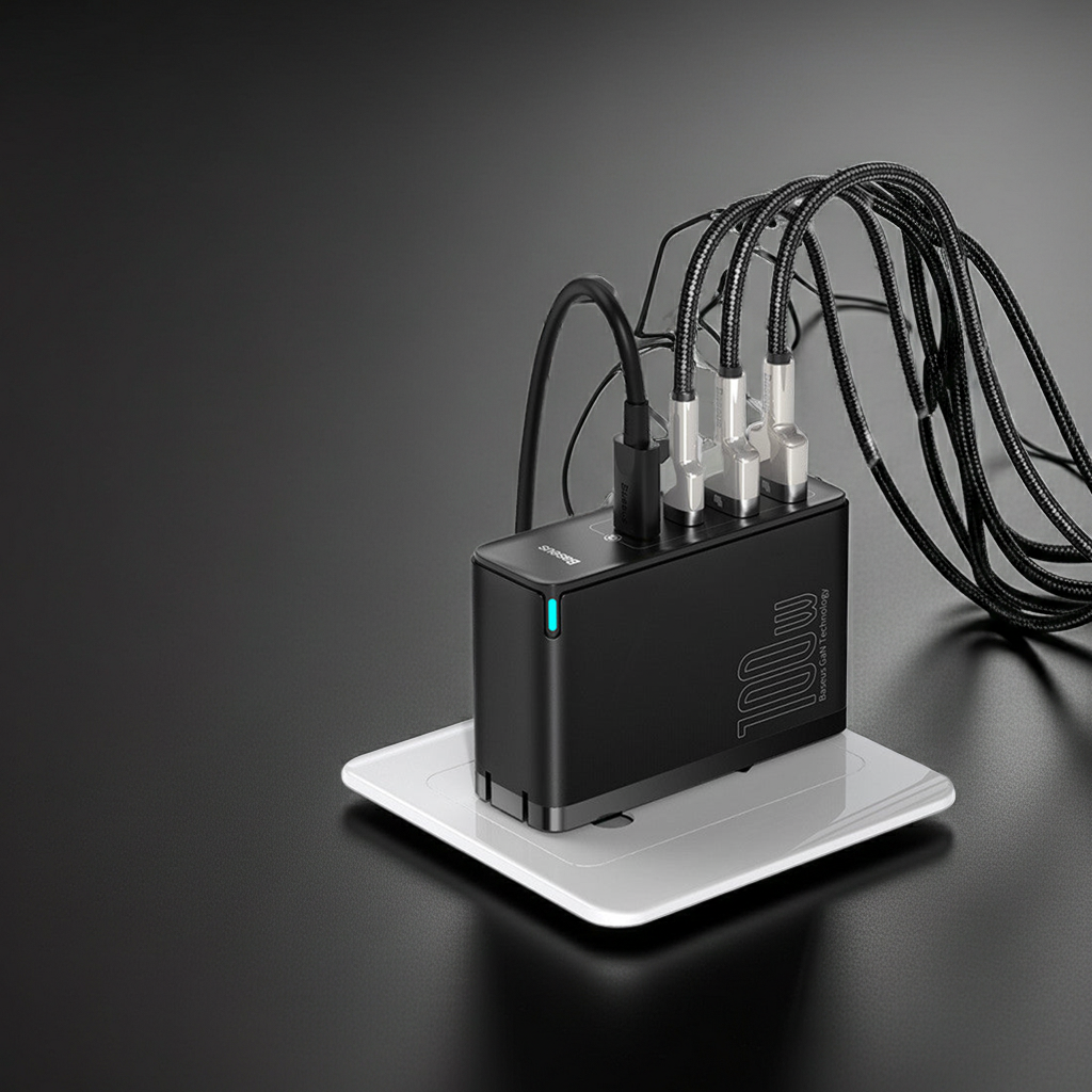 100W GaN Four-port Mobile Phone Charger